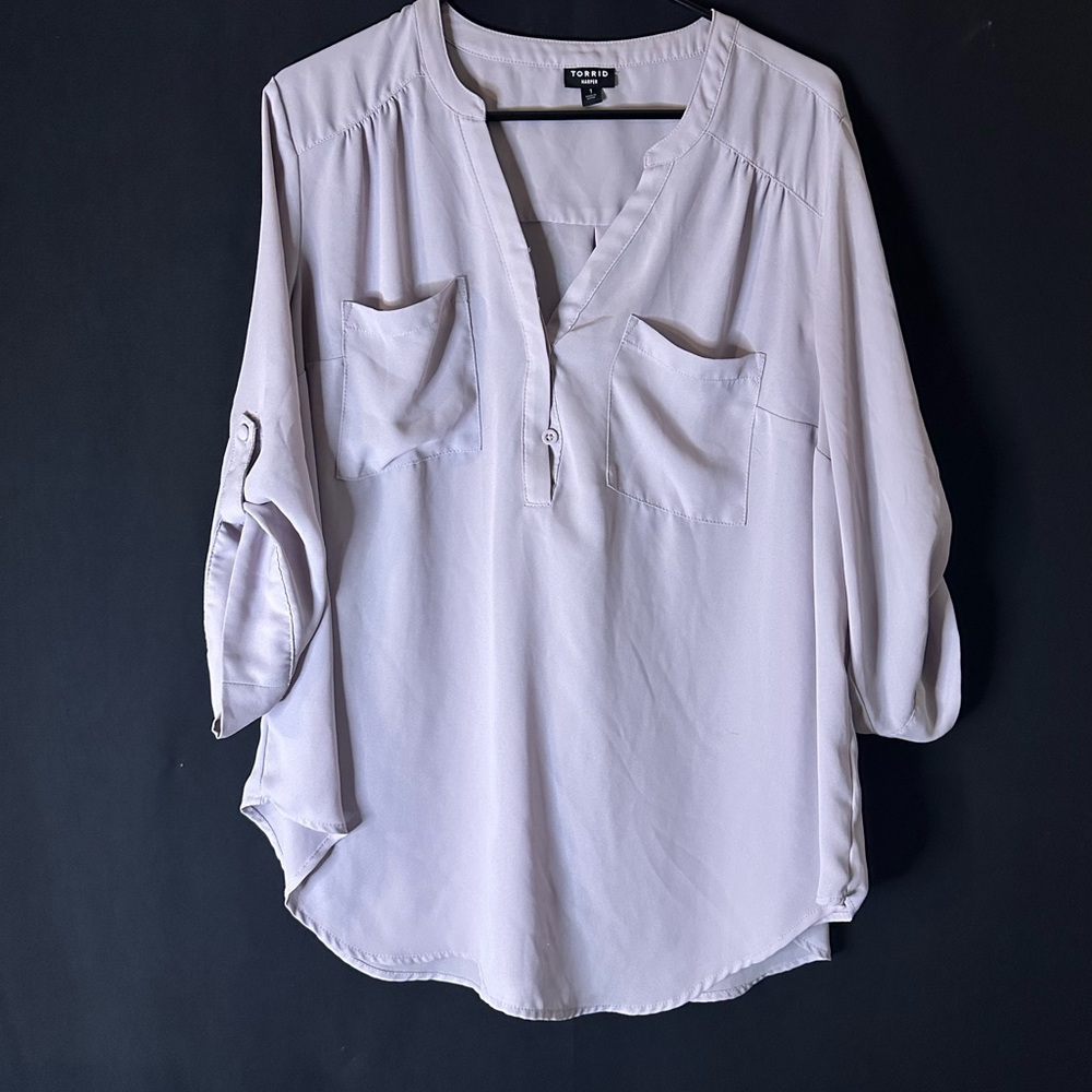 Torrid Purple Blouse